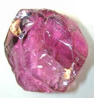 Pink Purple Antique Cushion Tourmaline by Jeff Graham