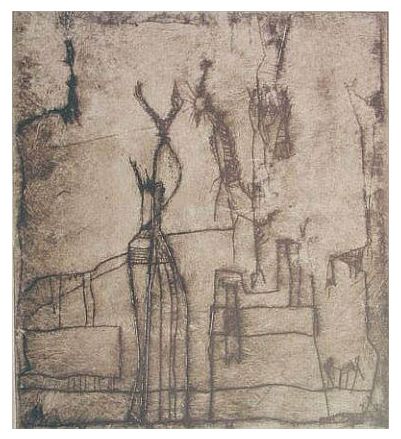 etching WIM DE HAAN, signature left corner below.