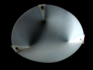 polypropylene bowl by HENK DICKE, 1986. Diameter 33 cm.