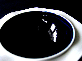 one of three little bowls, matching together, porcelain,
 by FRANS OTTEN. 1994. Diameter 11,5, 12,5 and 13,5 cm.