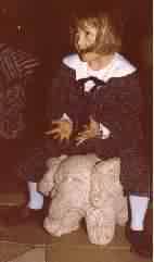 Elefant aus Eifeler Tuffstein