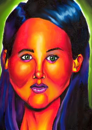 This is of Katie Holmes. Once again, this is in marker