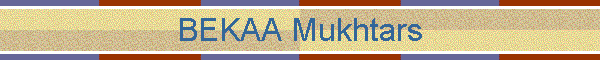 BEKAA Mukhtars
