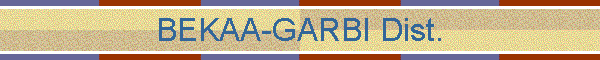 BEKAA-GARBI Dist.