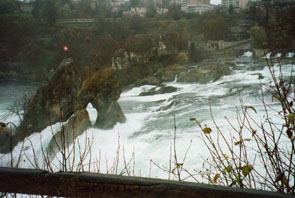 The famous Rhinefall in Switzerland / Der berhmte Rheinfall in der Schweiz