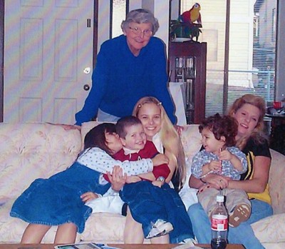 Phyllis + Grandkids -1999