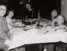 Phyllis, Louise, + Kids -1954