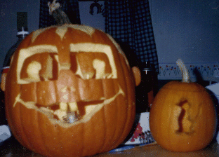 carved pumpkins