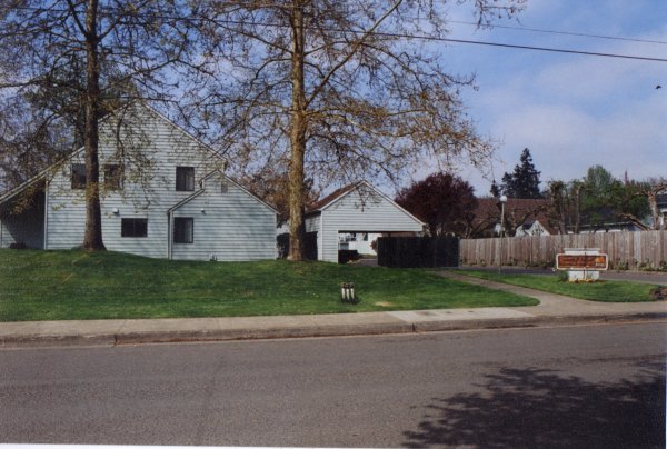 Photo of the east side of the condos at a more extended range.