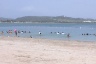 La playa de Luquillo.
