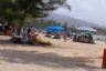 La playa de Luquillo.