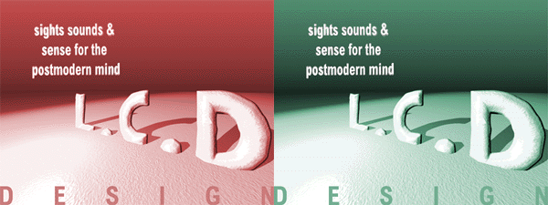 L.C.D Design - sights sounds and sense for the postmodern mind