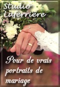 Pour de vrais portraits de mariage