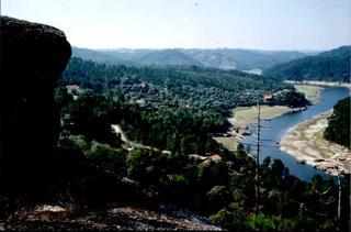 Uitzicht over de Rio Mondego.