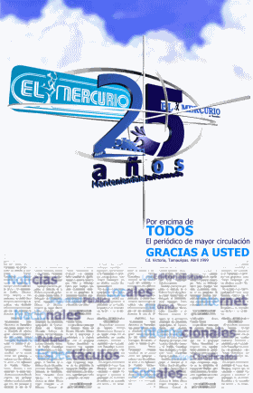 Made for the nespaper El Mercuriro de Tamaulipas