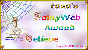 Tara's Fairy Web Award