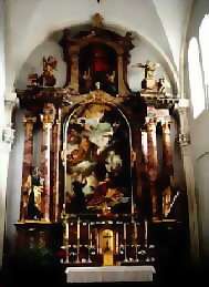 Main altar in St. Nicholas Church