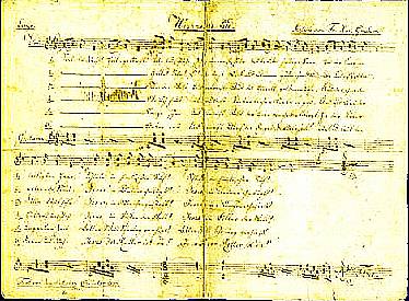 Oldest known manuscript of Silent Night