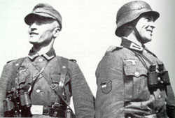 A Georgian Lieutenant(right) and a Sergeant-Major