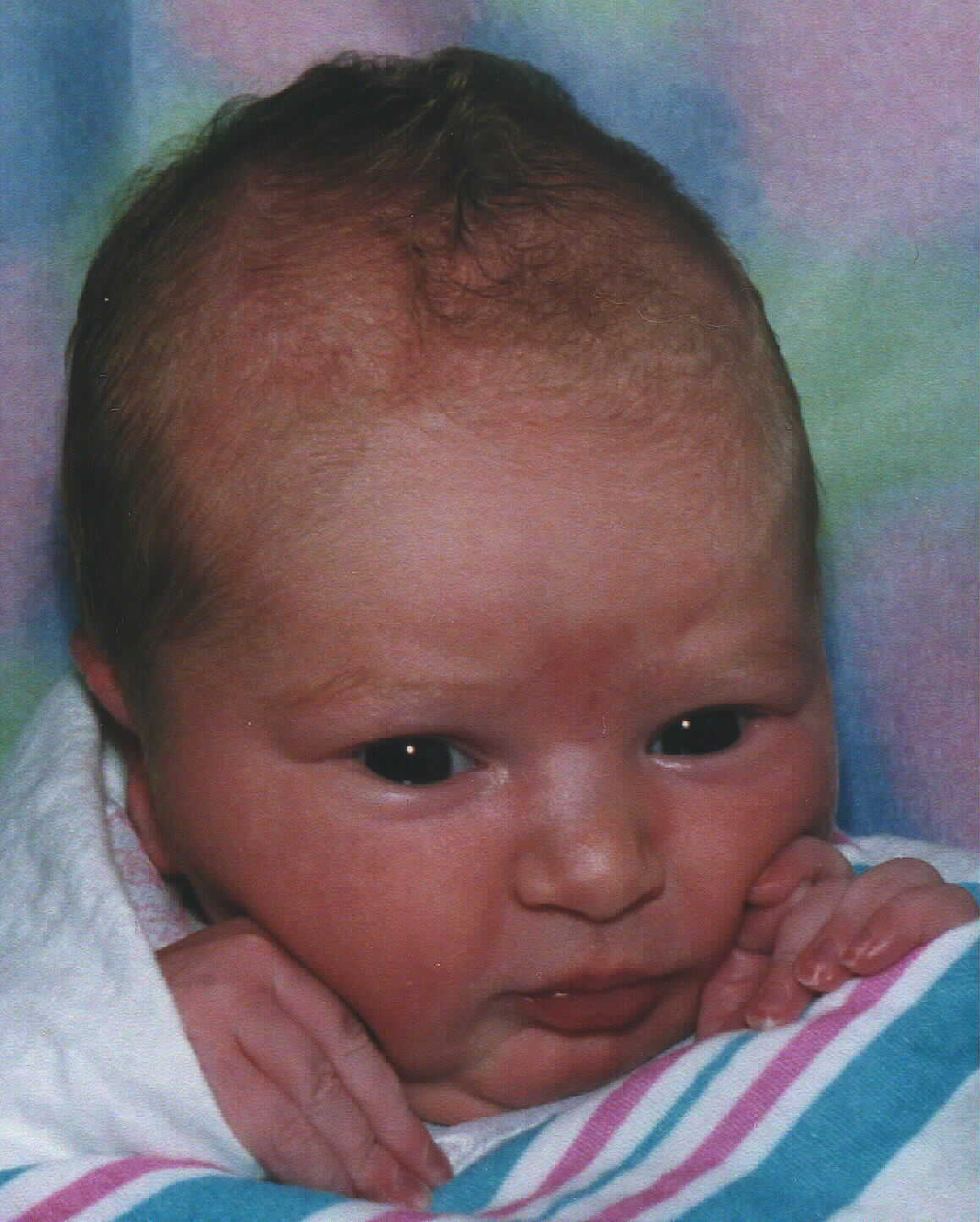 heather -- hours old