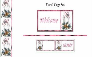 Floral Cage Set