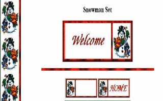 Snowman Set