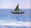 Bay of Bengal with Sea-going Country Boat