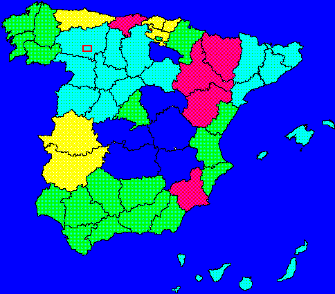 Mapa de Espaa