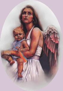 Angel Holding Baby