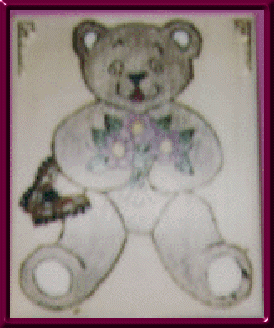 Wood-burned Bear Plaque