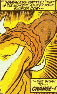 One of the cows changes back.