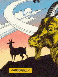 Skrulls being content as goats.