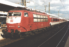 103 101-2 at Nuernberg Hauptbahnhof