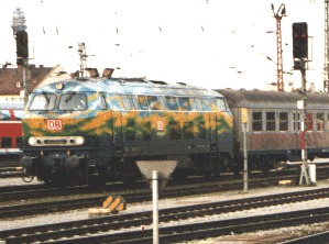 218 416-6 at Nuernberg Hauptbahnhof