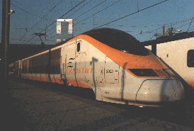 3022 on a Brussels to London train