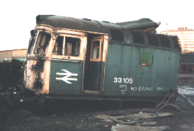 33105 in Vic Berry's scrapyard, Leicester