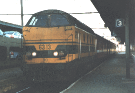 6313 at Gent Sint Pieters on a trian from Eeklo