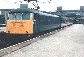 85003 on a Passenger working at Stafford