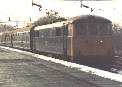 86003 with a coaching stock train, at Northampton