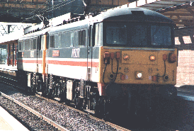 86412 and 86430 passing through Bletchley