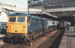 87020 at London Euston