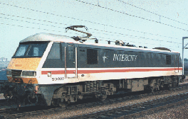 Spare locomotive 90022 at Wolverhampton