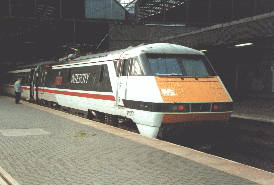 Named 91017 at Newcastle