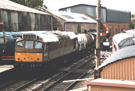 SVR's D7633 at Bridgnorth