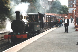 Isle of Man Railway No. 10 'G H Wood' at Douglas station