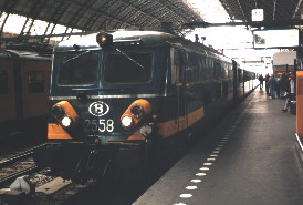SNCB 2558 at Amsterdam