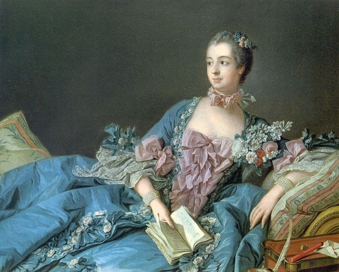 FRANCOIS BOUCHER: Madame de Pompadour, about 1757