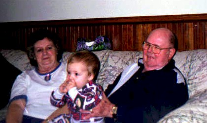 The Brickers with great grandson Christopher