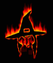 Larger Flaming Witch