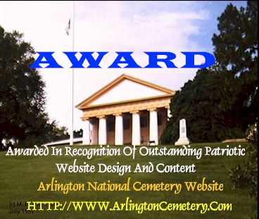 Award in Recognition of Outstanding Patriotic Website Design and Content,